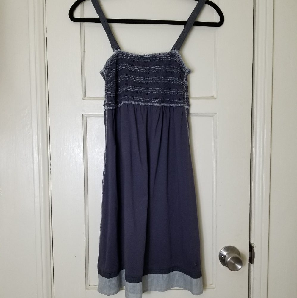 AERIE gray elastic top spaghetti strap dress